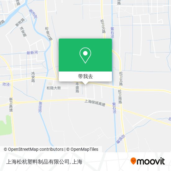 上海松杭塑料制品有限公司地图