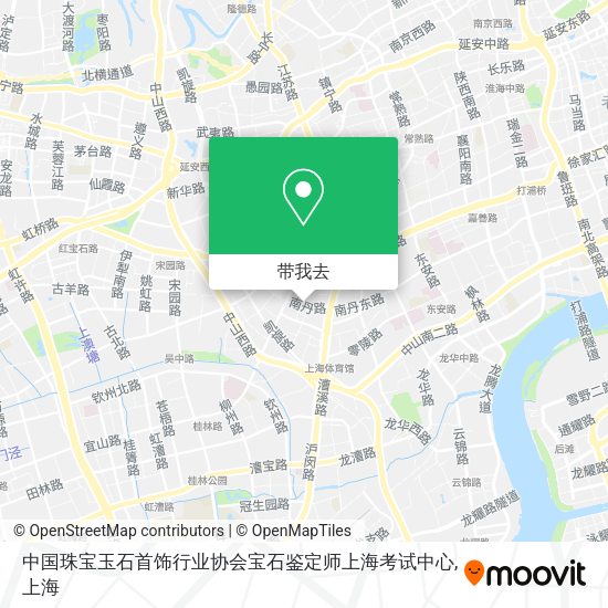 中国珠宝玉石首饰行业协会宝石鉴定师上海考试中心地图