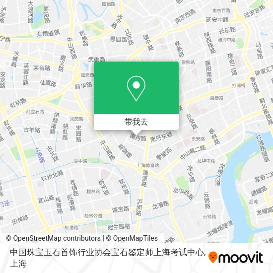 中国珠宝玉石首饰行业协会宝石鉴定师上海考试中心地图