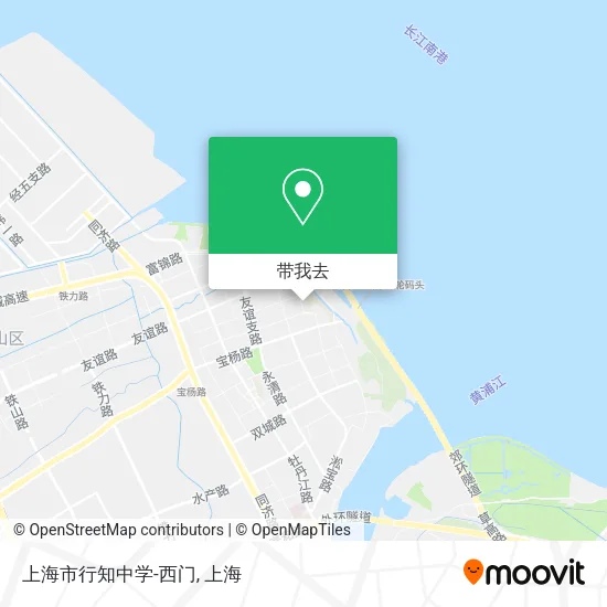上海市行知中学-西门地图