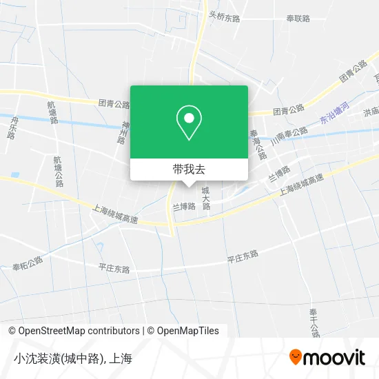 小沈装潢(城中路)地图