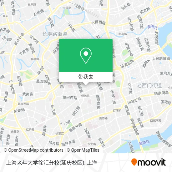 上海老年大学徐汇分校(延庆校区)地图