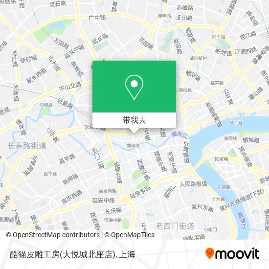 酷猫皮雕工房(大悦城北座店)地图