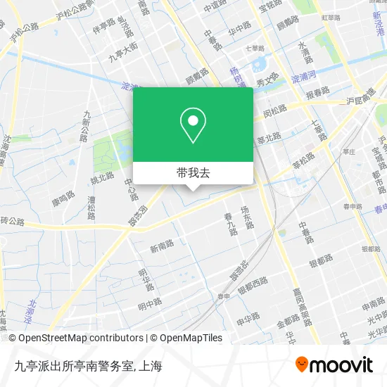 九亭派出所亭南警务室地图