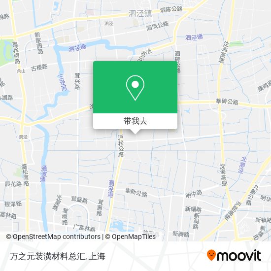 万之元装潢材料总汇地图