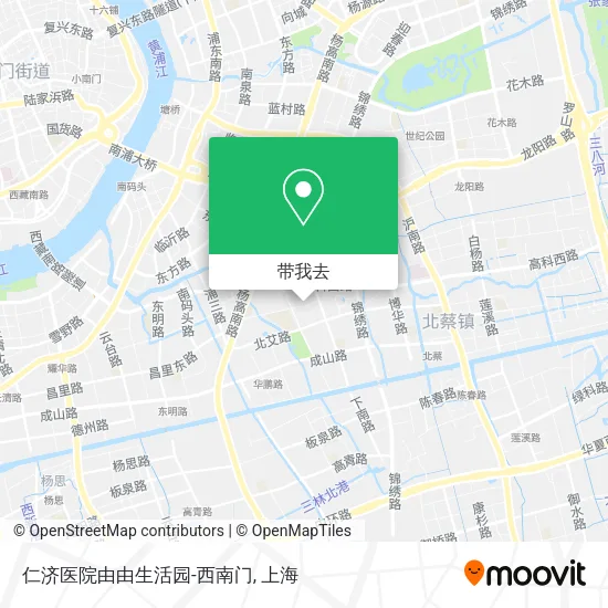 仁济医院由由生活园-西南门地图