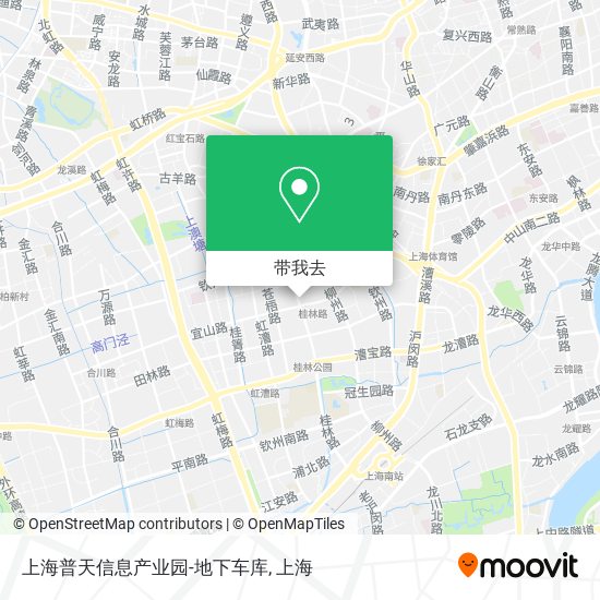 上海普天信息产业园-地下车库地图