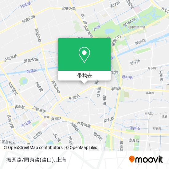 振园路/园康路(路口)地图