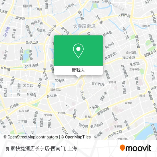 如家快捷酒店长宁店-西南门地图
