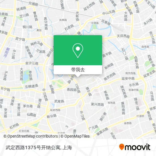 武定西路1375号开纳公寓地图