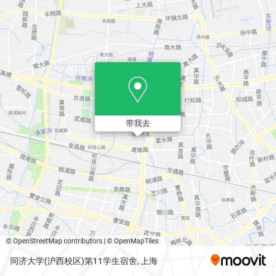 同济大学(沪西校区)第11学生宿舍地图