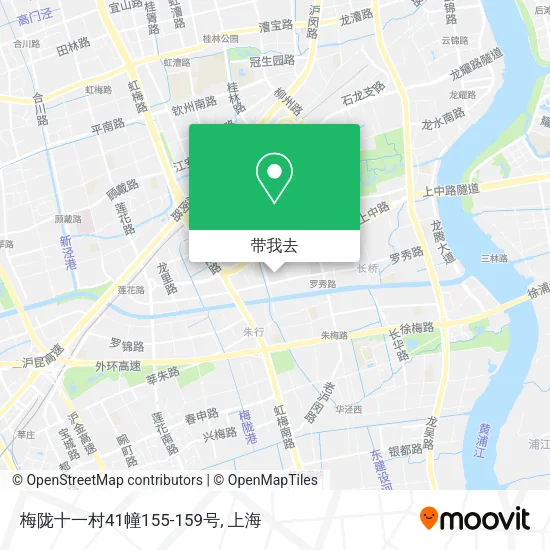梅陇十一村41幢155-159号地图