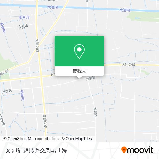 光泰路与利泰路交叉口地图