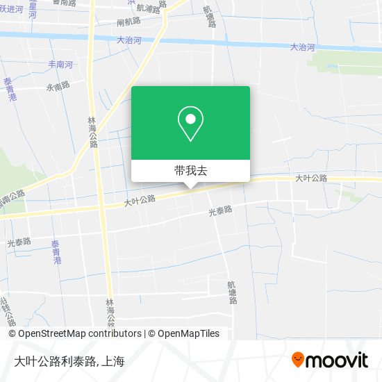 大叶公路利泰路地图