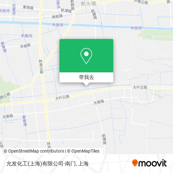 允发化工(上海)有限公司-南门地图