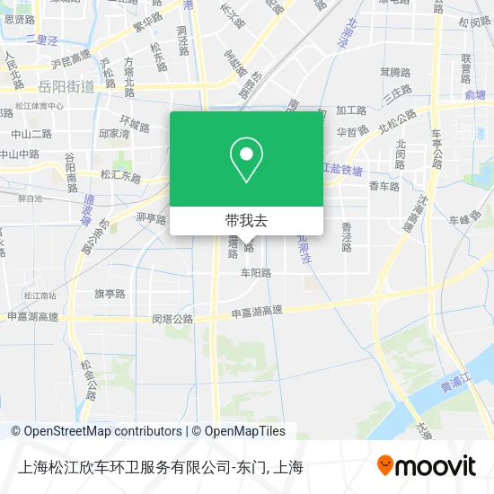 上海松江欣车环卫服务有限公司-东门地图
