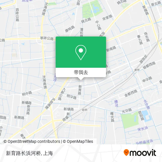 新育路长浜河桥地图