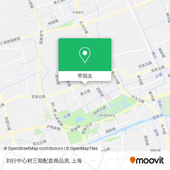 刘行中心村三期配套商品房地图