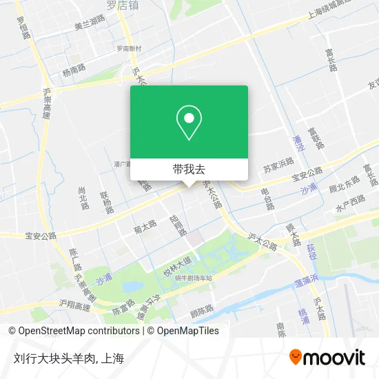 刘行大块头羊肉地图
