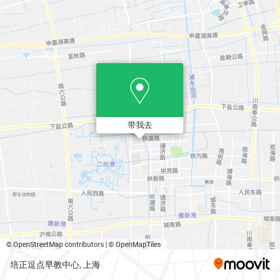 培正逗点早教中心地图