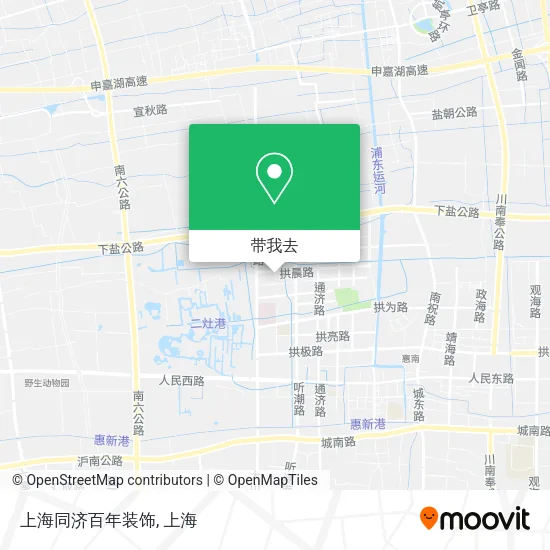 上海同济百年装饰地图
