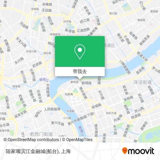 陆家嘴滨江金融城(船台)地图