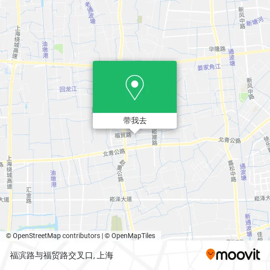 福滨路与福贸路交叉口地图