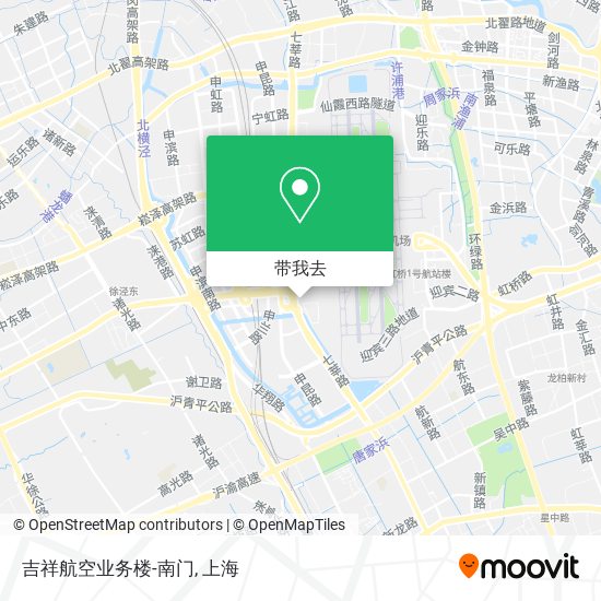 吉祥航空业务楼-南门地图