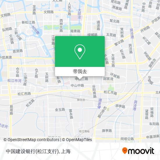 中国建设银行(松江支行)地图
