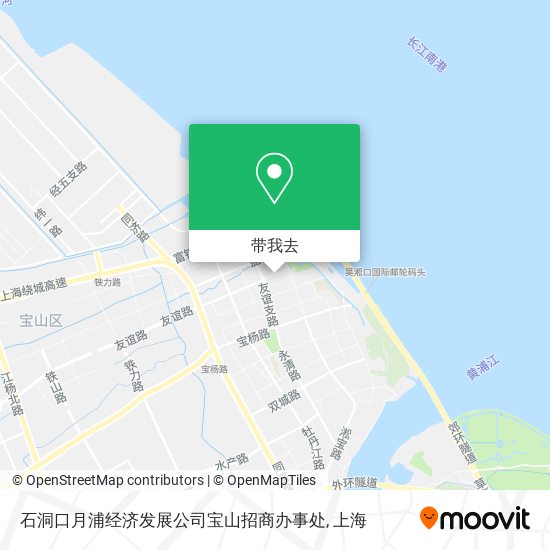 石洞口月浦经济发展公司宝山招商办事处地图