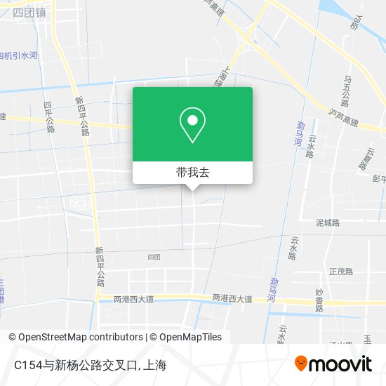 C154与新杨公路交叉口地图