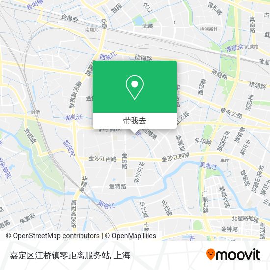 嘉定区江桥镇零距离服务站地图