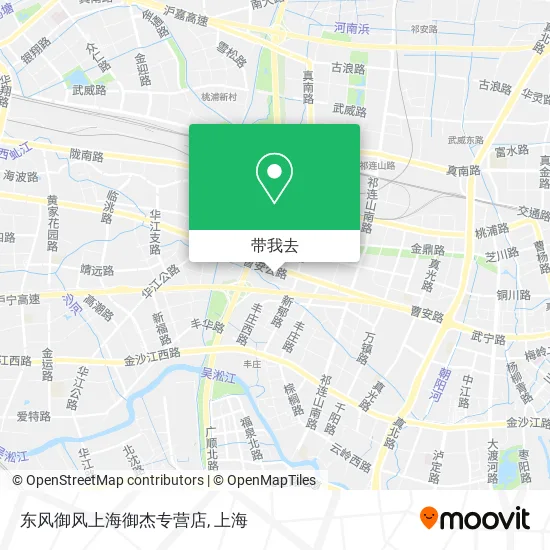 东风御风上海御杰专营店地图