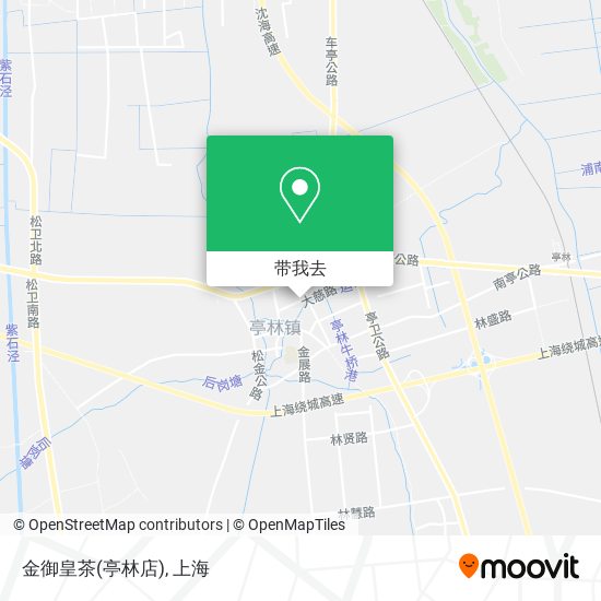 金御皇茶(亭林店)地图