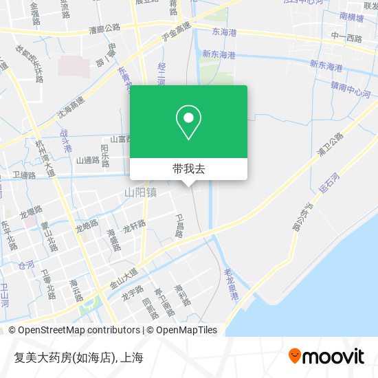 复美大药房(如海店)地图