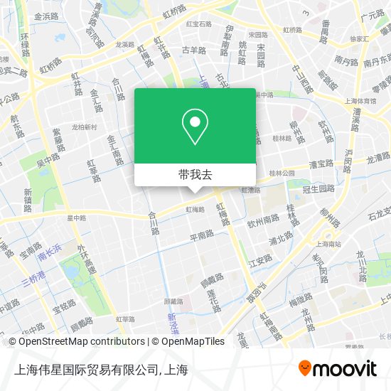 上海伟星国际贸易有限公司地图