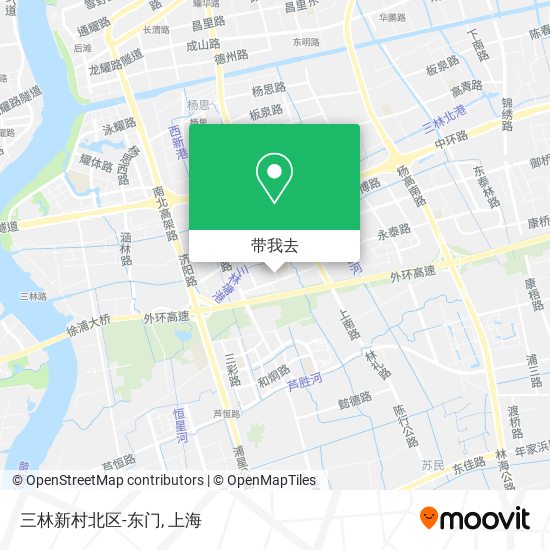 三林新村北区-东门地图