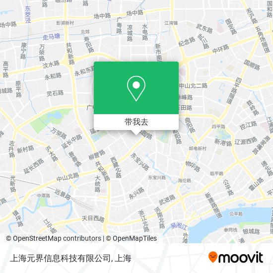 上海元界信息科技有限公司地图