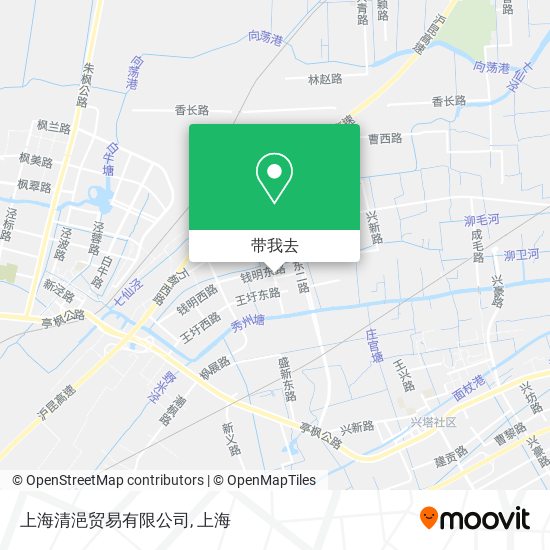 上海清浥贸易有限公司地图