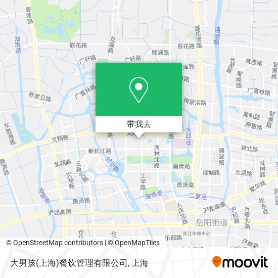 大男孩(上海)餐饮管理有限公司地图