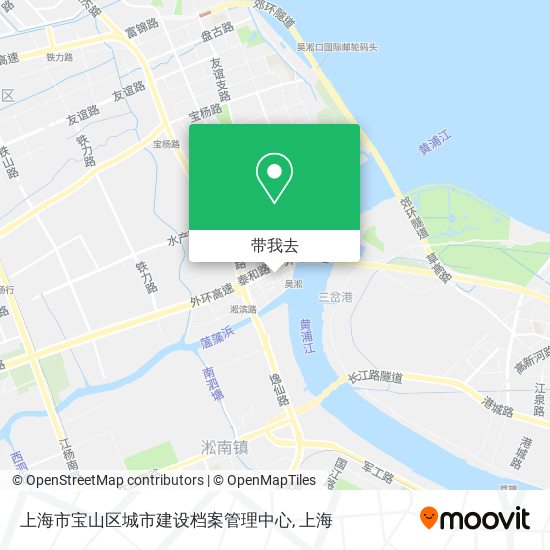 上海市宝山区城市建设档案管理中心地图