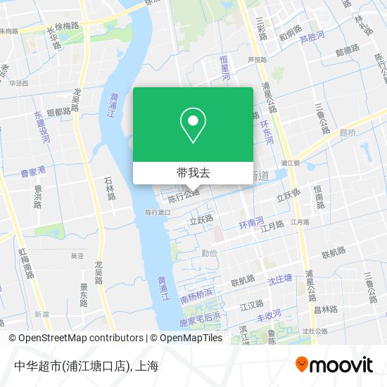 中华超市(浦江塘口店)地图