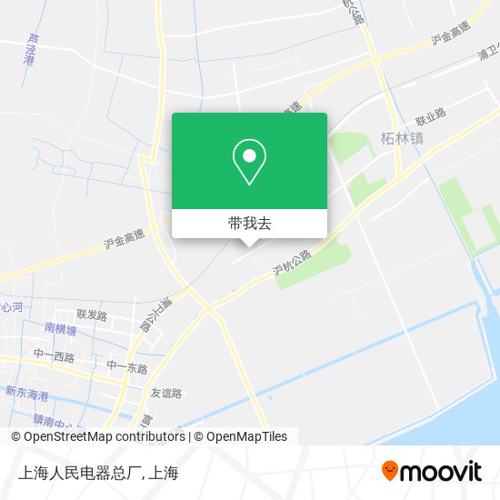 上海人民电器总厂地图
