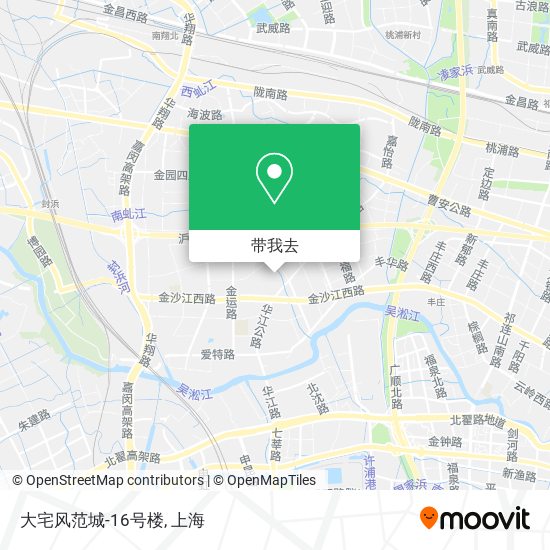 大宅风范城-16号楼地图