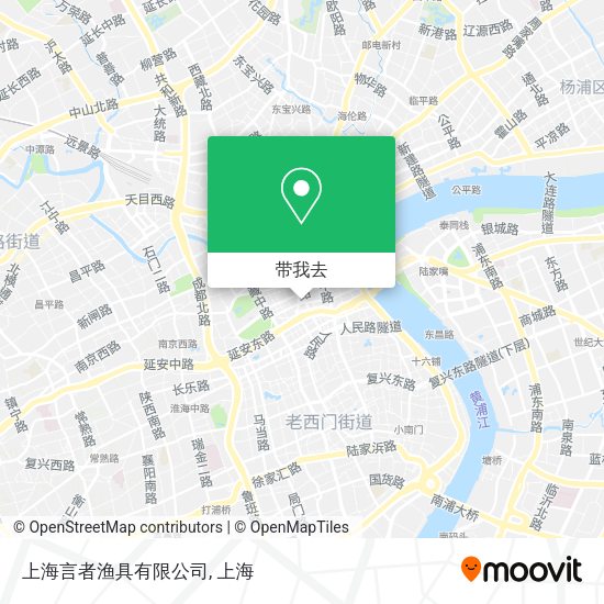 上海言者渔具有限公司地图