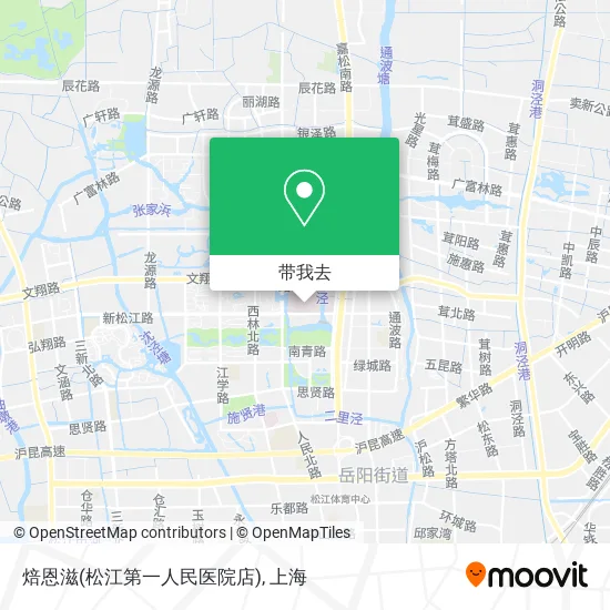 焙恩滋(松江第一人民医院店)地图
