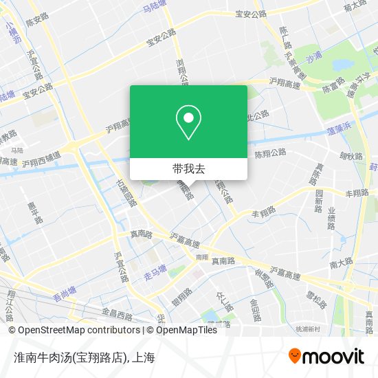 淮南牛肉汤(宝翔路店)地图
