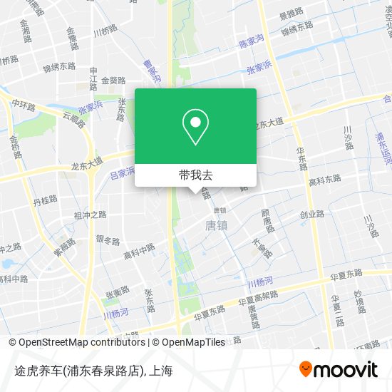 途虎养车(浦东春泉路店)地图