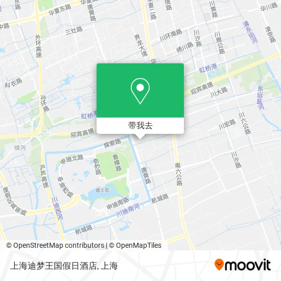 上海迪梦王国假日酒店地图