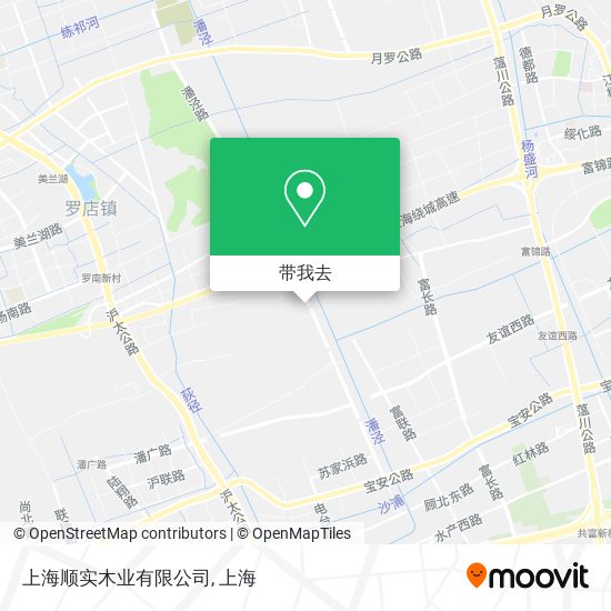 上海顺实木业有限公司地图